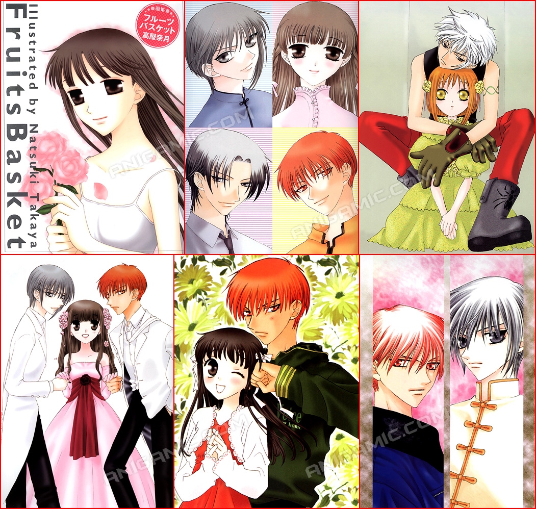 FRUITS BASKET Natsuki Takaya TOHRU Kyo YUKI Sohma MANGA Anime COLOR 